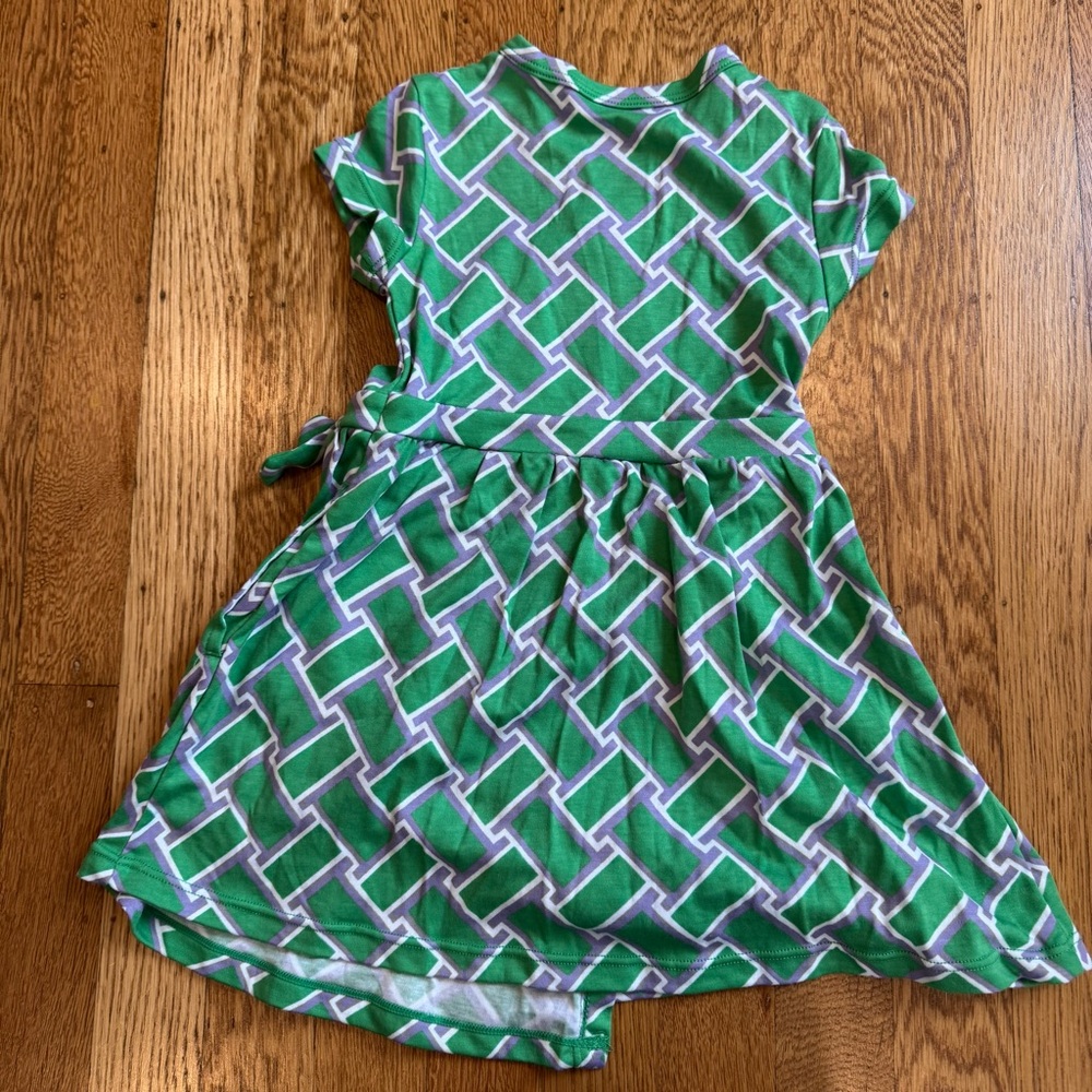 4/$20 Dianne Von Furstenberg Target, Green Patterned toddler Dress size 2t NWOT! - Picture 4 of 5